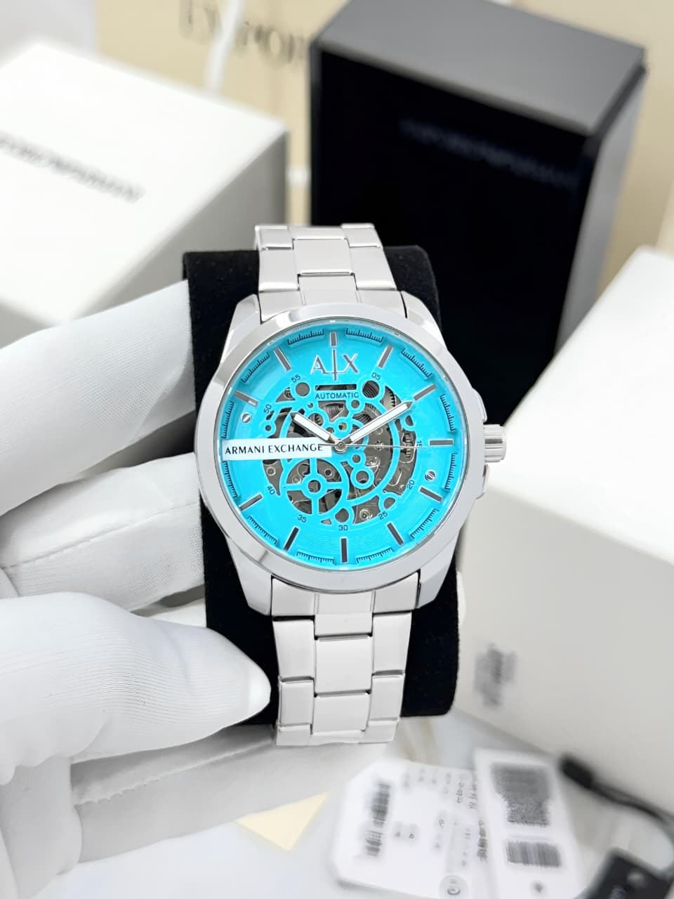 Armani Exchange Hampton Blue dial Automatic