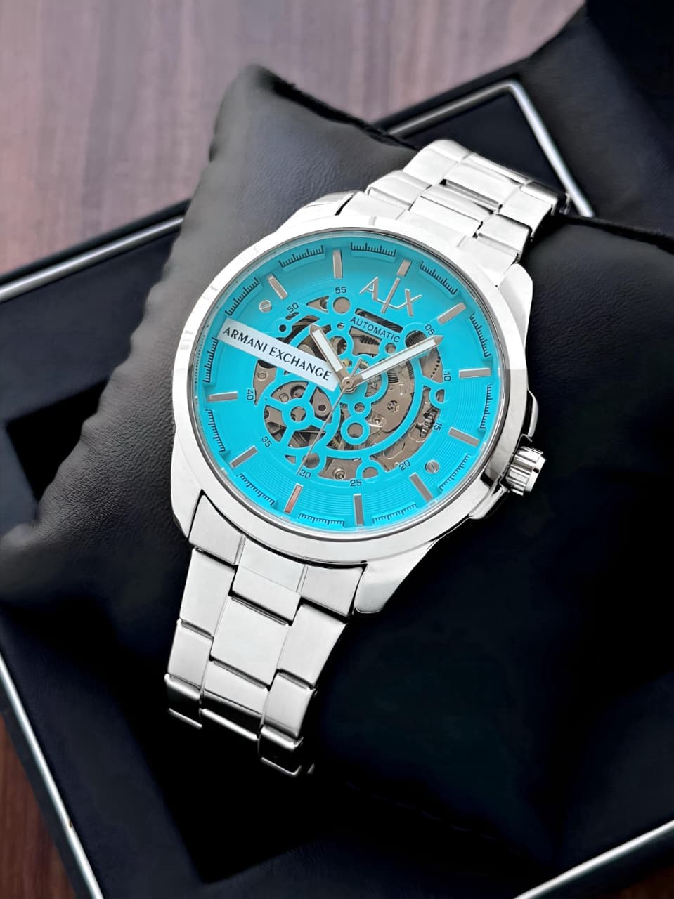 Armani Exchange Hampton Blue dial Automatic