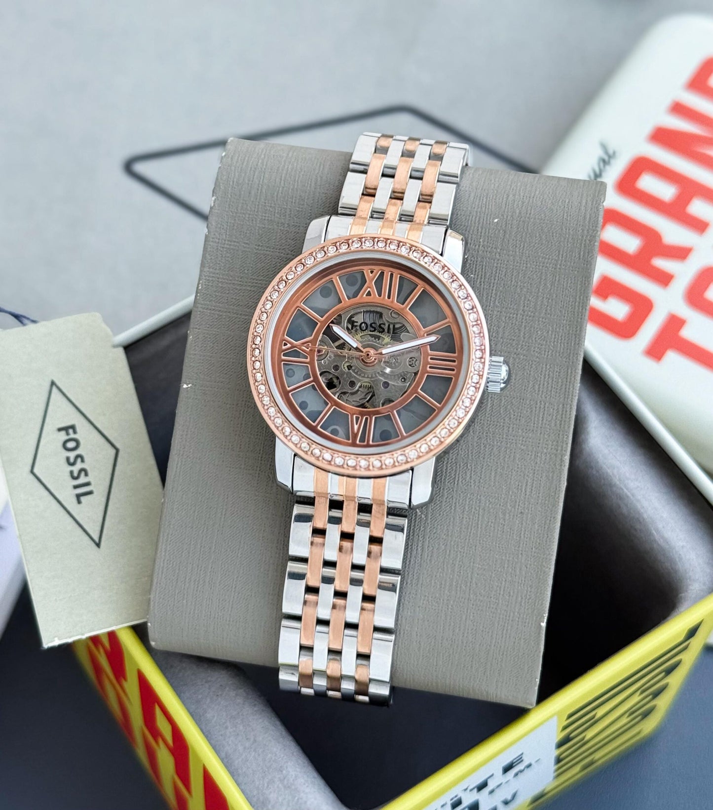 Fossil Automatic Two Tone Rose Gold