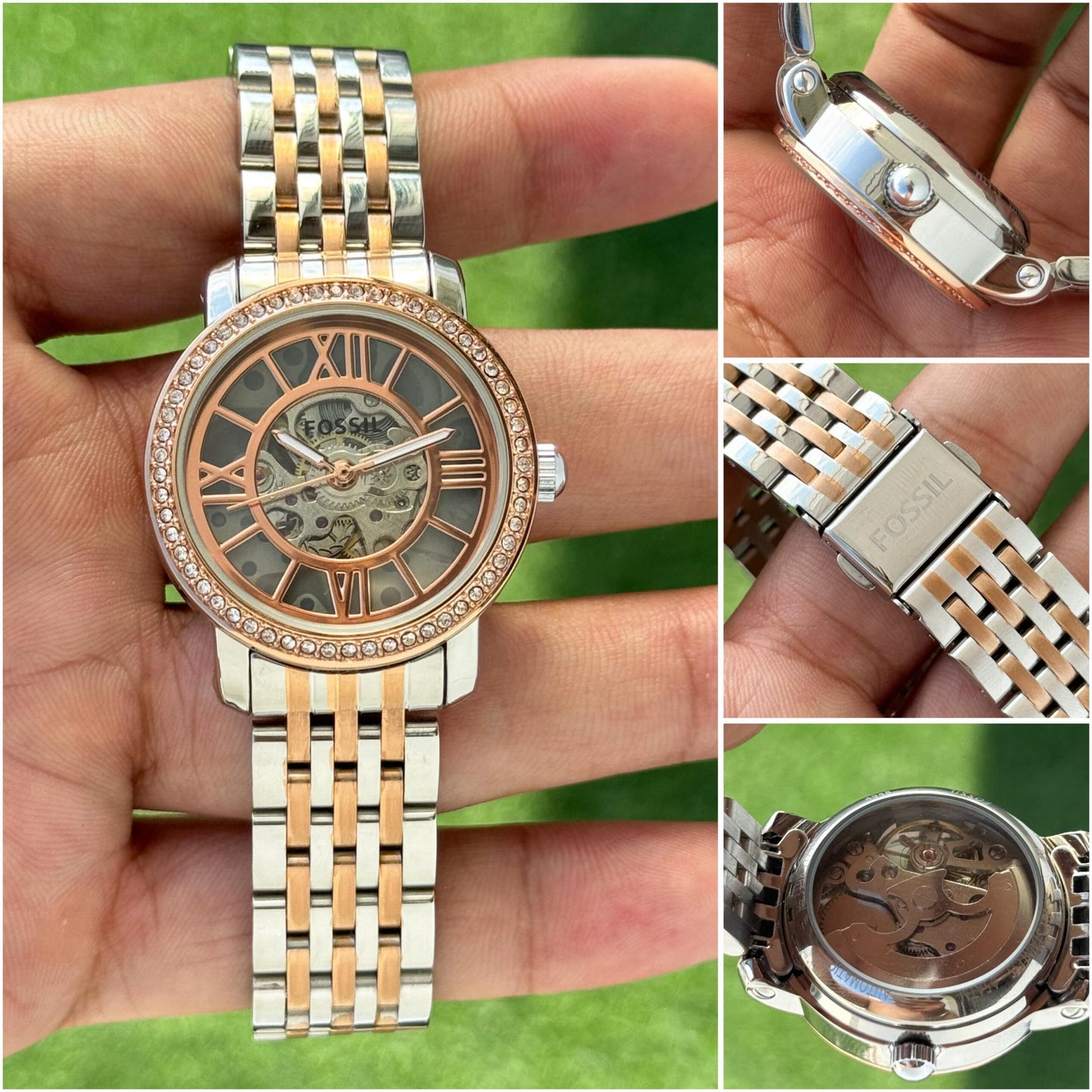 Fossil Automatic Two Tone Rose Gold