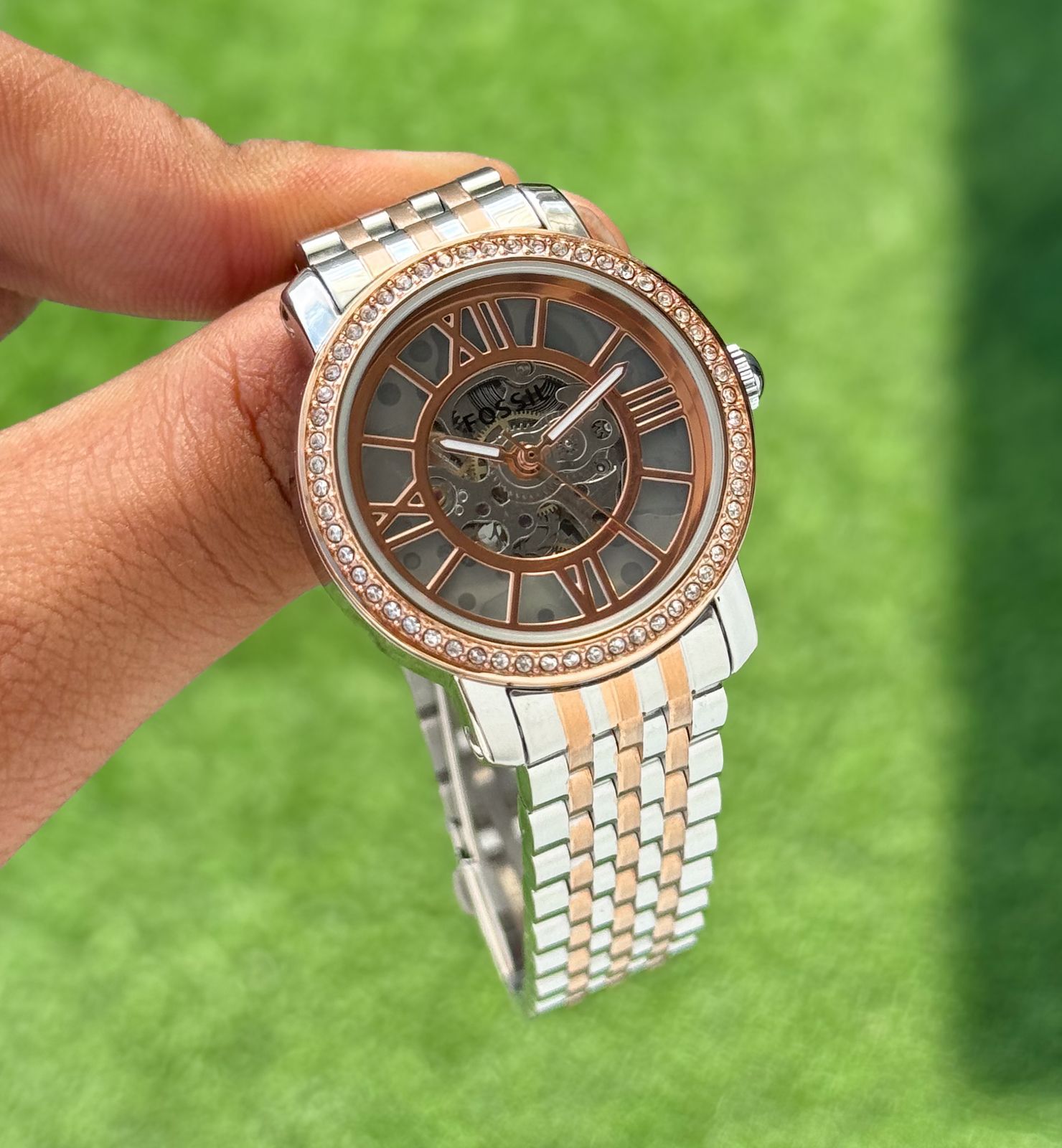Fossil Automatic Two Tone Rose Gold
