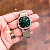 Guess Rosegold Green Dial