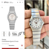 Omega Constellation White Quartz