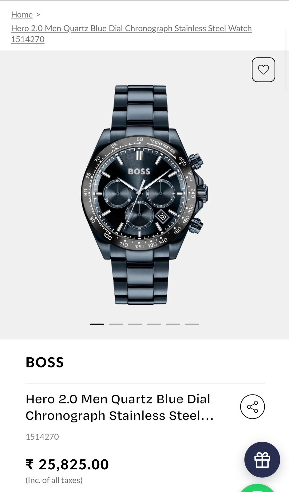 Hugo Boss Hero 2.0 Chronograph