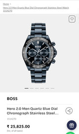 Hugo Boss Hero 2.0 Chronograph