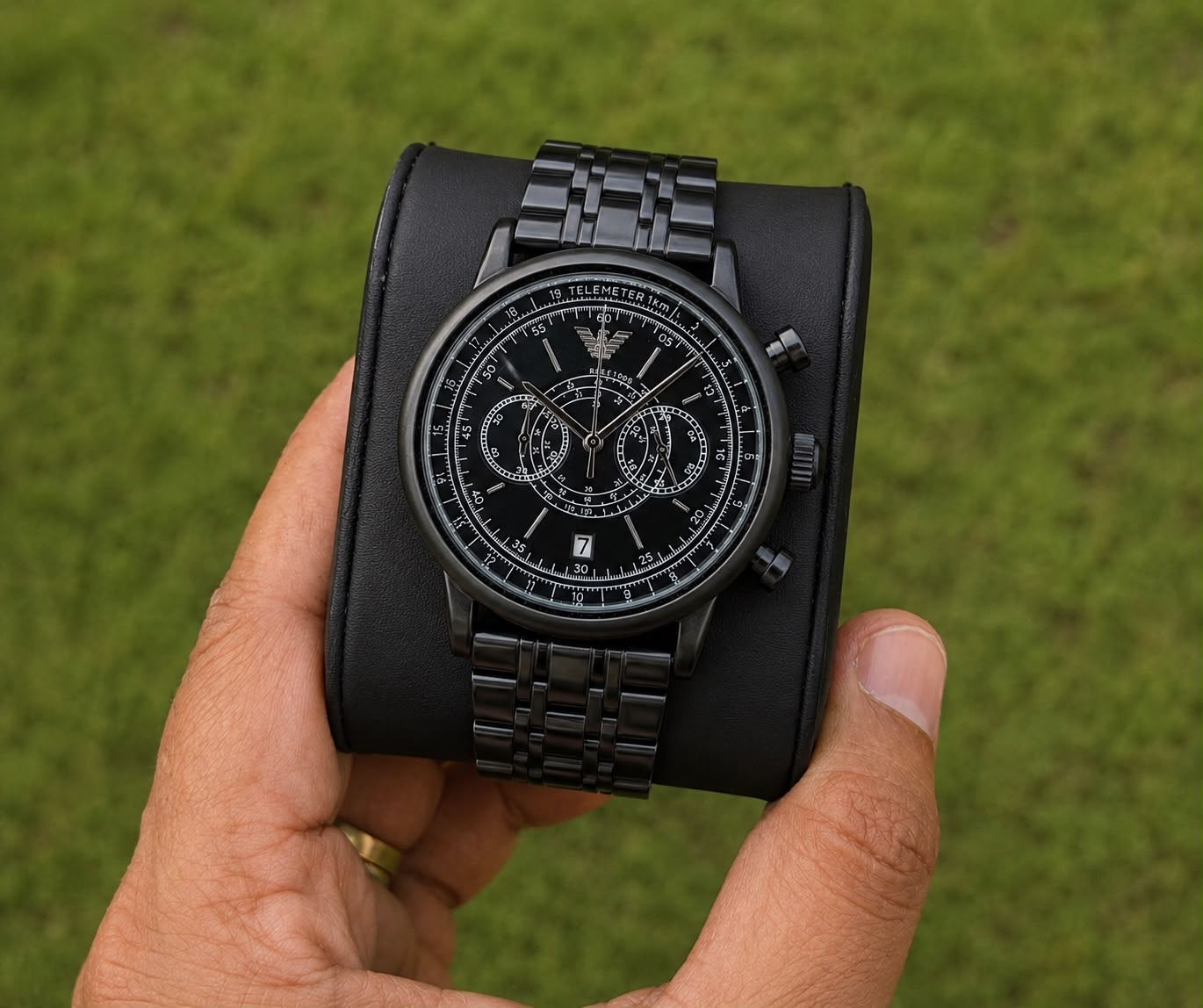 Emporio Armani Classic Black Chronograph
