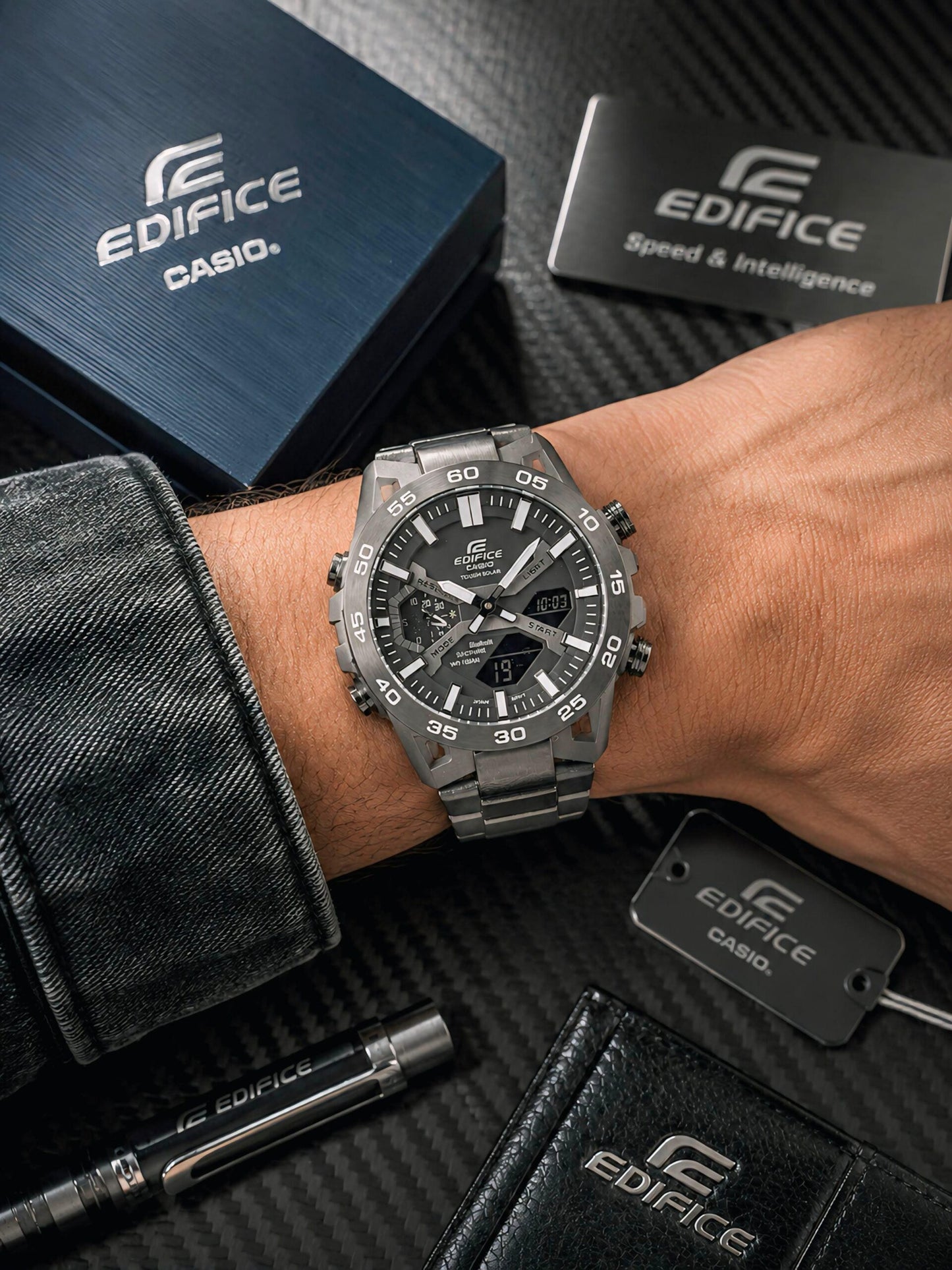 Edifice Casio Ecb-2000dc Sospensione