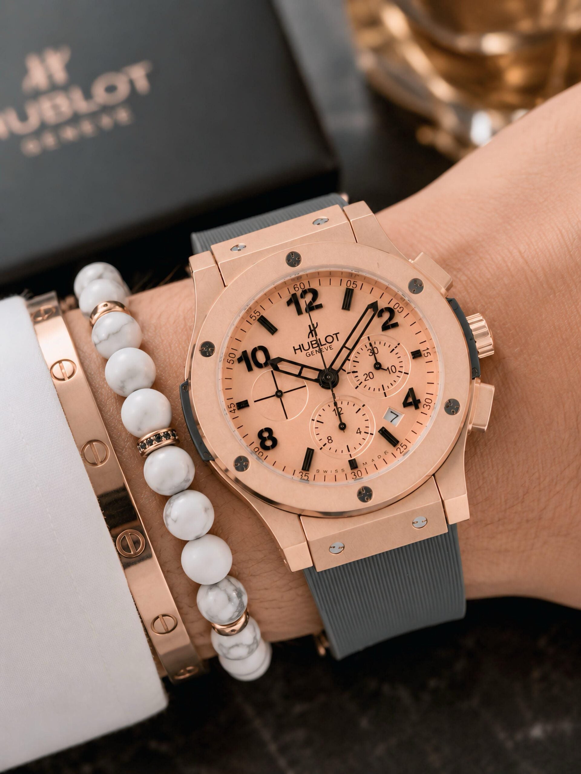 Hublot Big Bang Chronograph Pink Dial