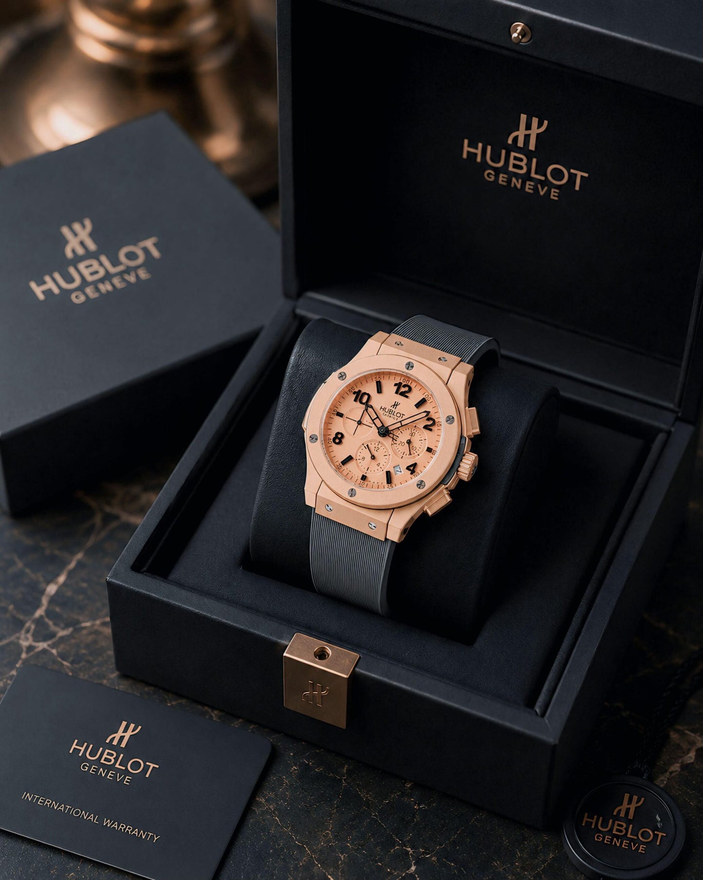 Hublot Big Bang Chronograph Pink Dial