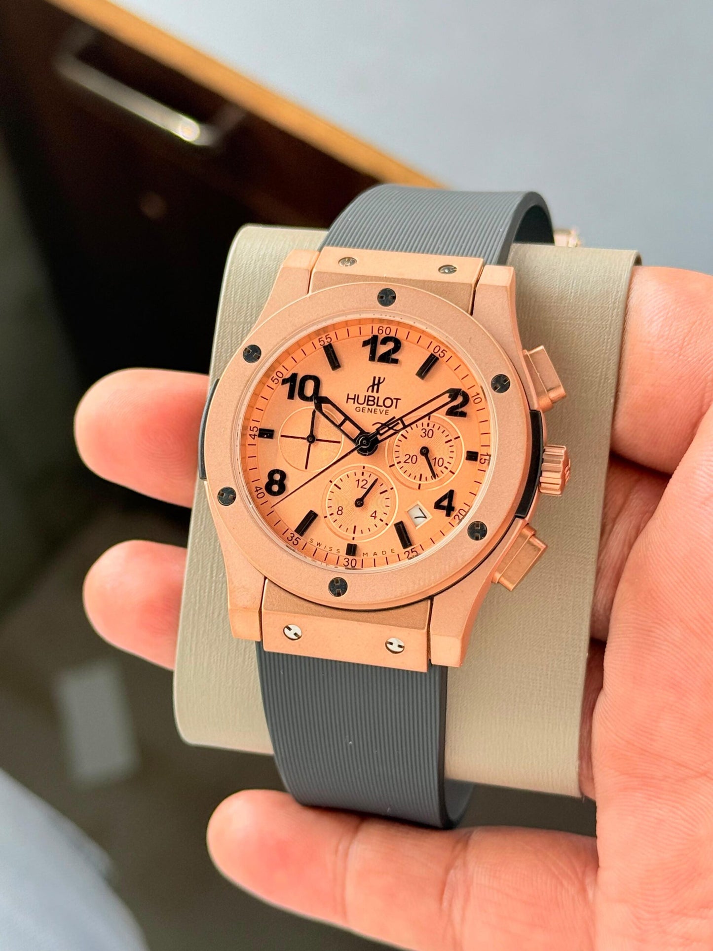 Hublot Big Bang Chronograph Pink Dial