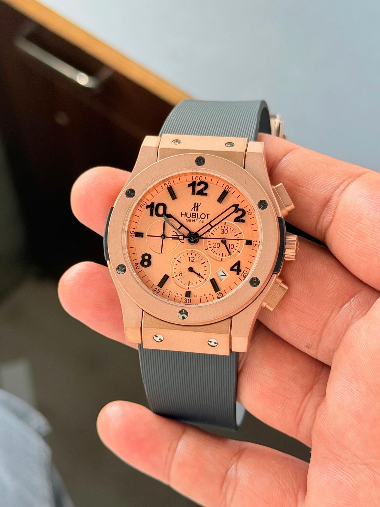 Hublot Big Bang Chronograph Pink Dial