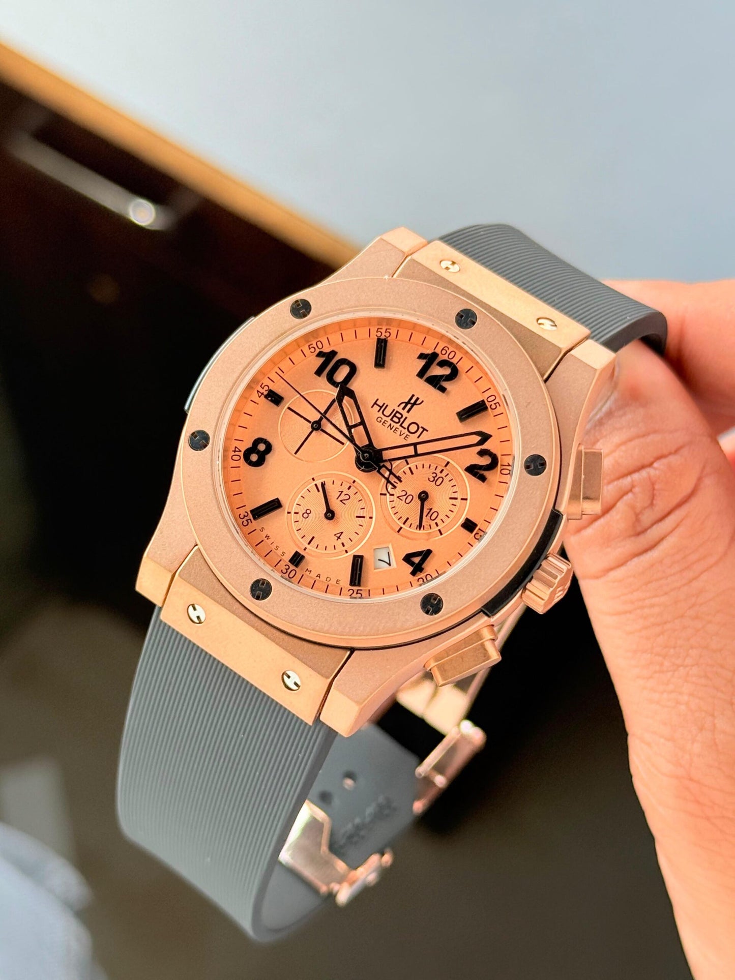 Hublot Big Bang Chronograph Pink Dial