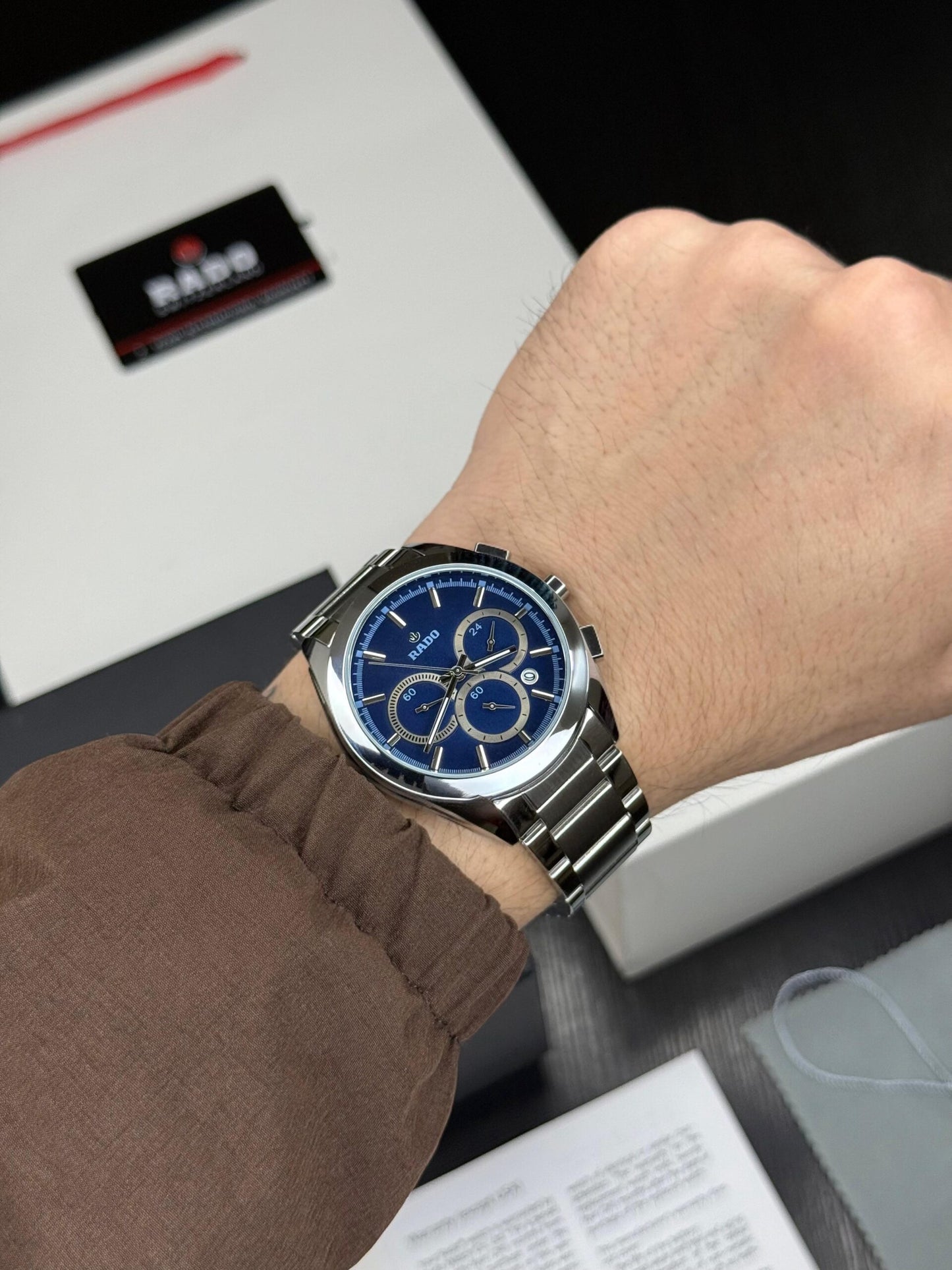 Rado Hyperchrome Blue Chronograph