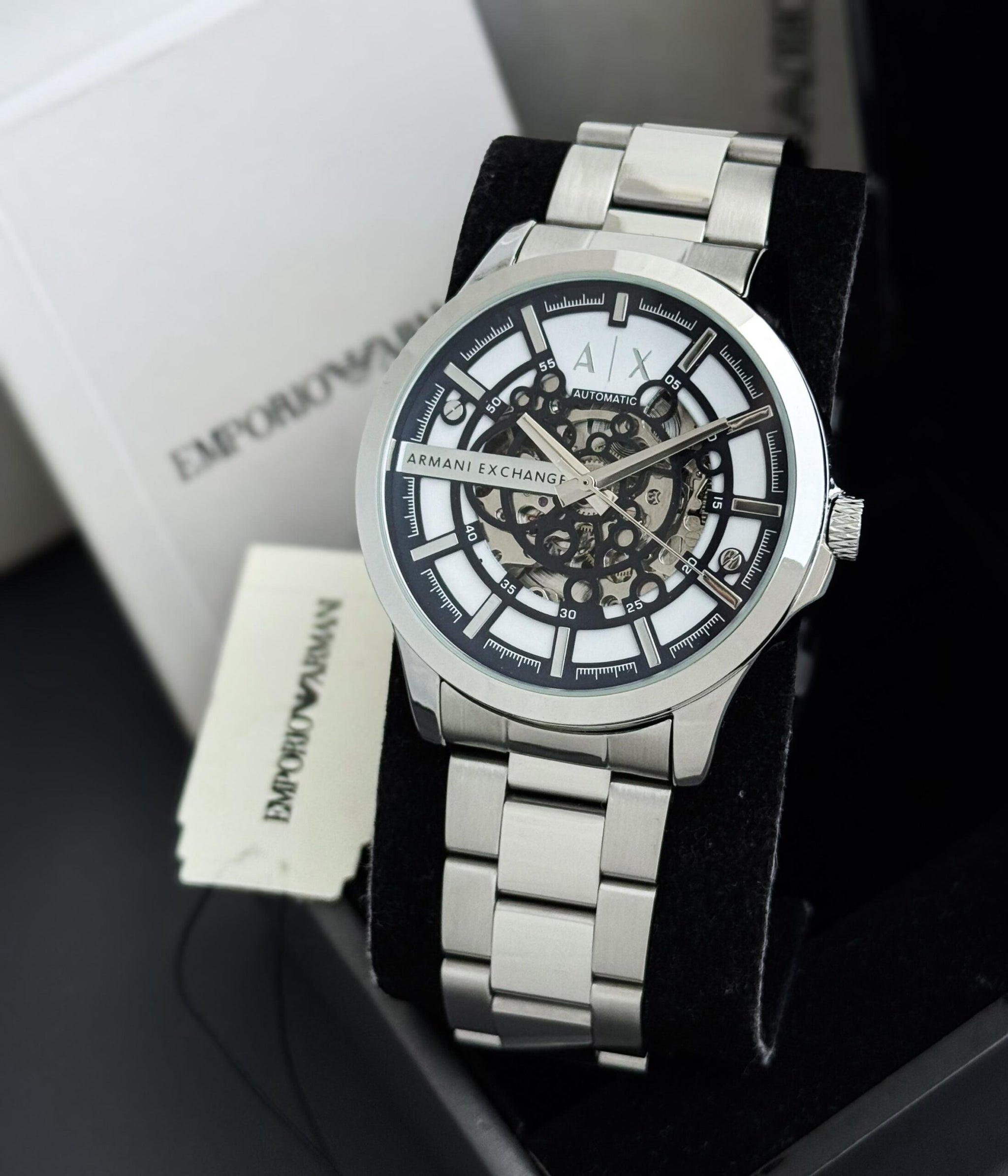 Armani Exchange Silver Automatic