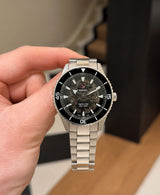 Rado Captain Cook Silver Black Dial Automatic