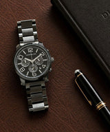 Mont Blanc Black Chronograph
