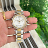 Guess White Dial Chronograph