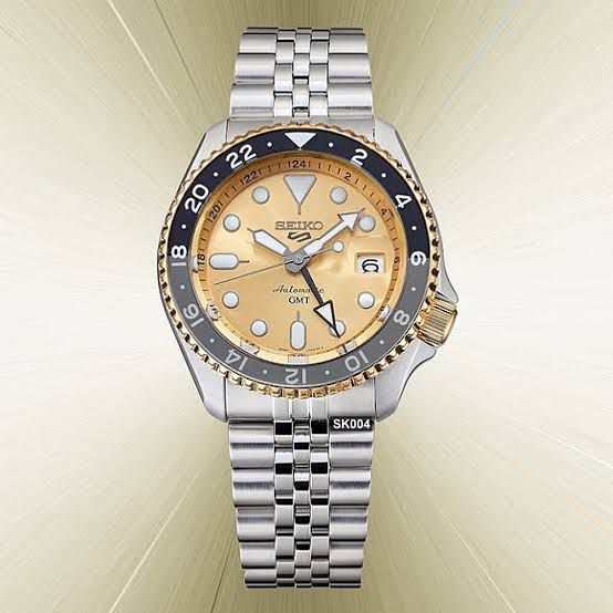 Seiko 5 Gmt Silver Automatic