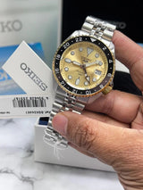 Seiko 5 Gmt Silver Automatic