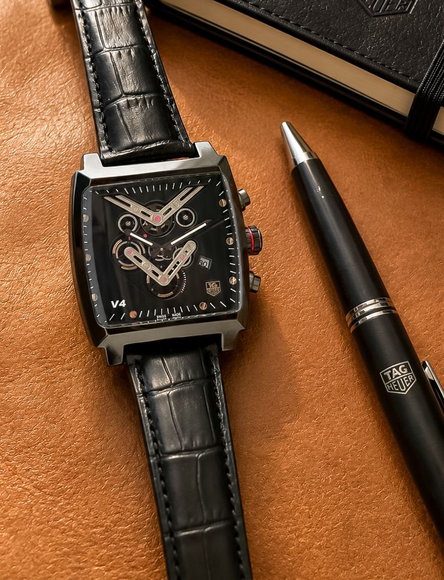 Tag Heuer V4 Black Dial