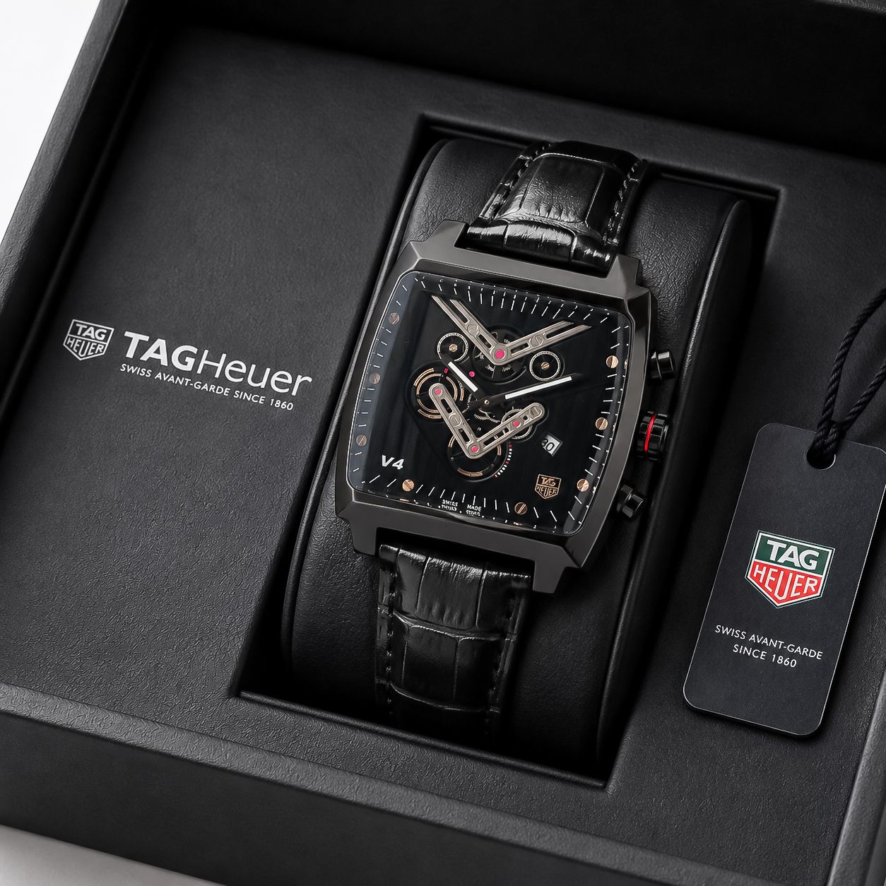 Tag Heuer V4 Black Dial