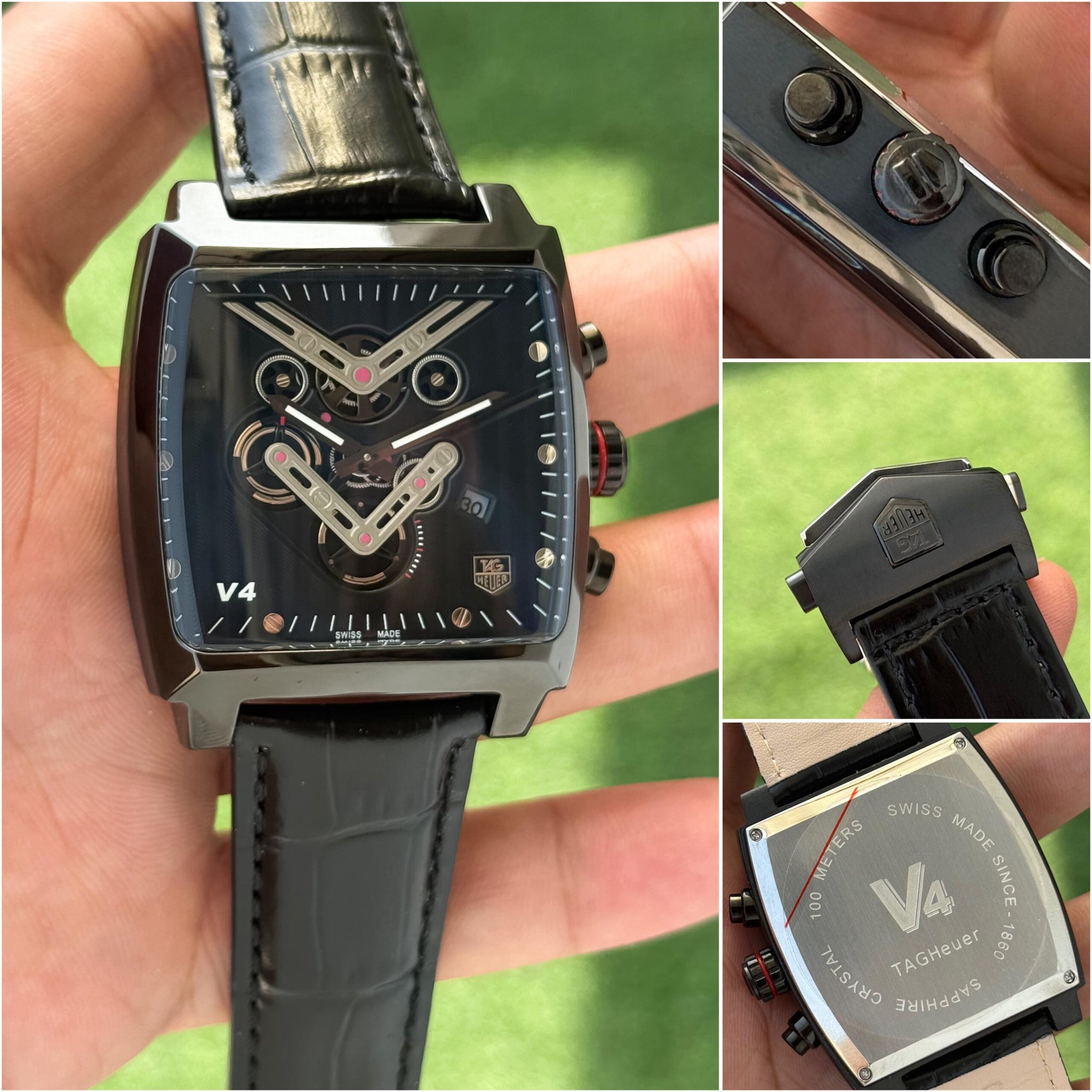 Tag Heuer V4 Black Dial