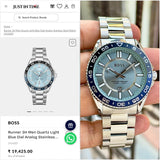 Boss Runner Ice Blue Sunray Dial