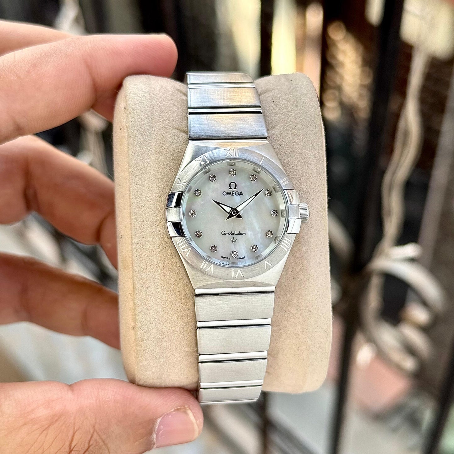 Omega Constellation White Dial
