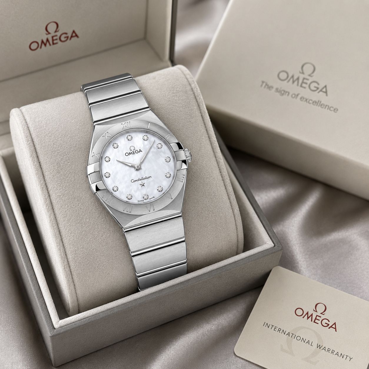 Omega Constellation White Dial