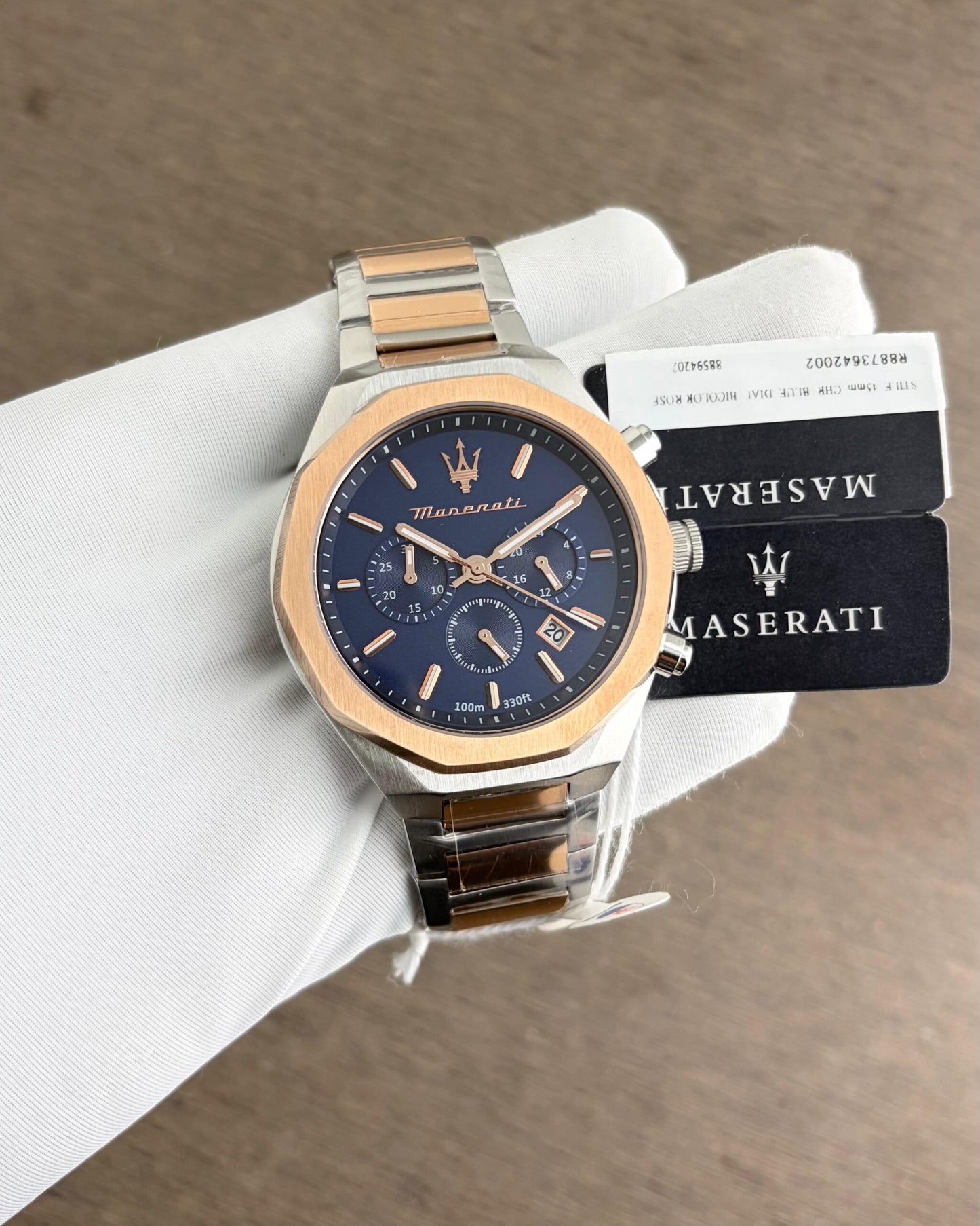 Maserati Stile Aqua Rose Gold Edition