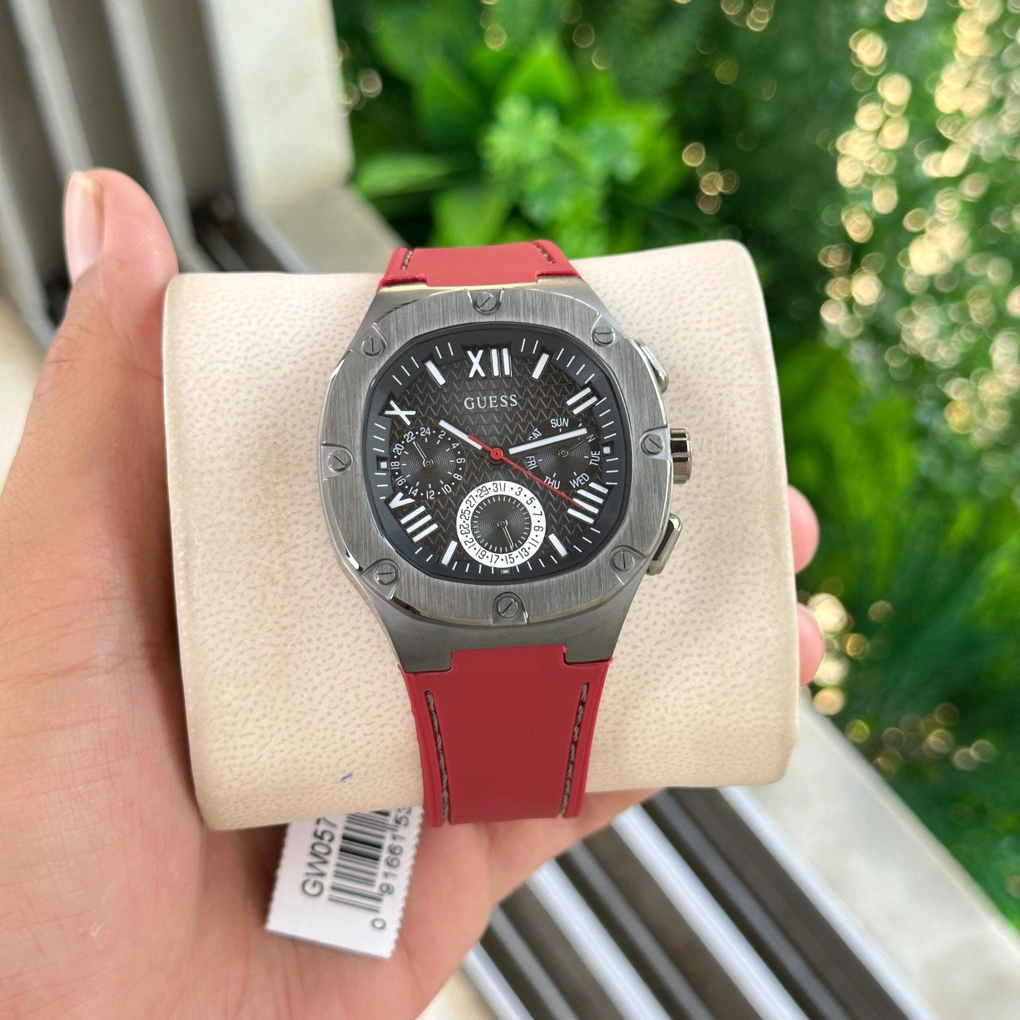Guess Multi-Function Red Quartz