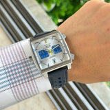 Tag Heuer Monaco Blue &amp; White Chronograph