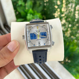 Tag Heuer Monaco Blue &amp; White Chronograph