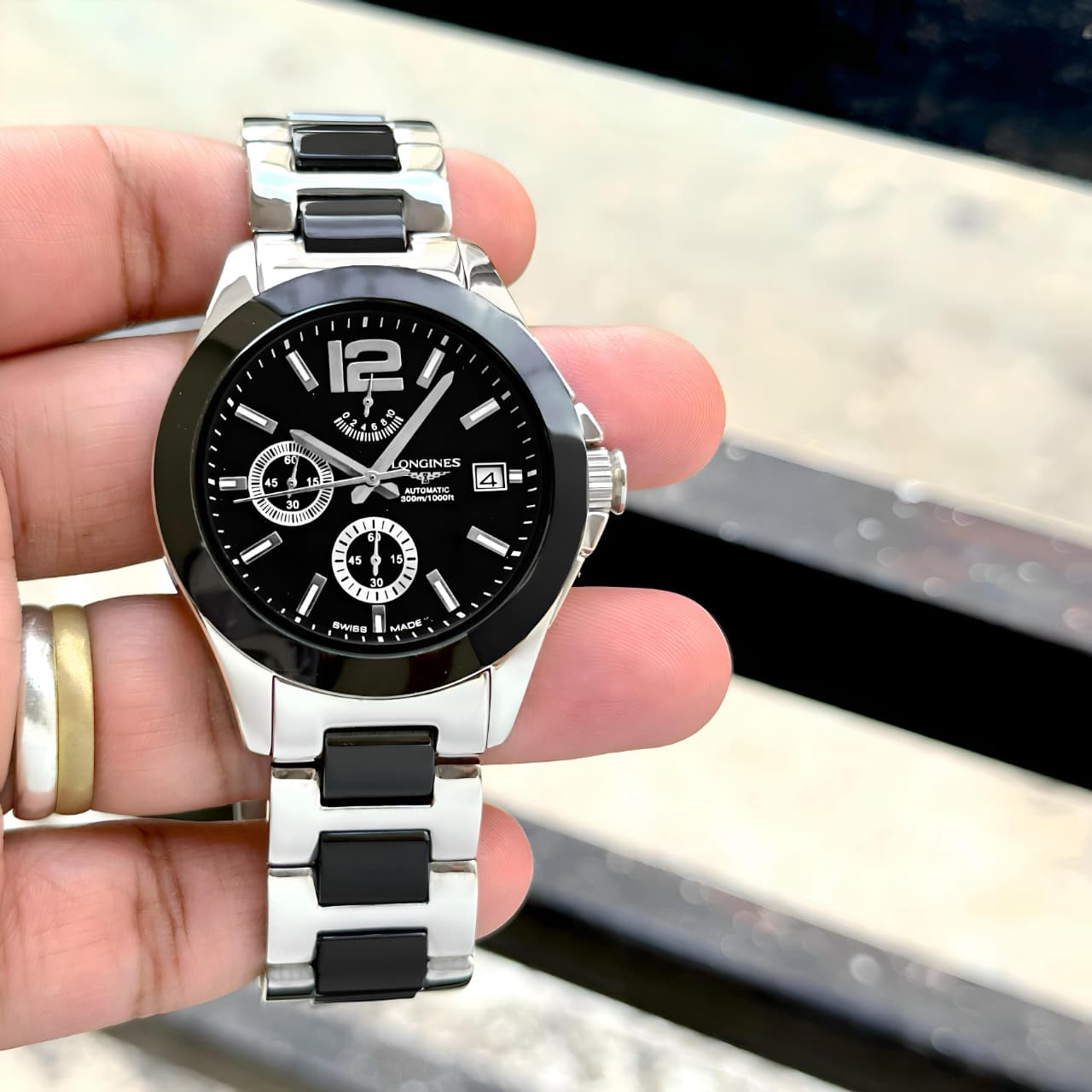 Longines Conquest Chronograph Ceramica