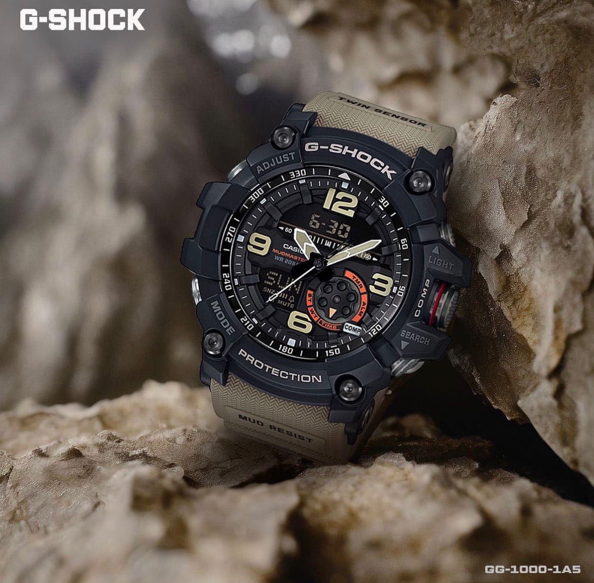 G Shock Mudmaster GA-1000 Green