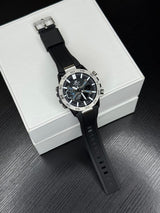Edifice Black Dial Analog-Digital Watch For Men