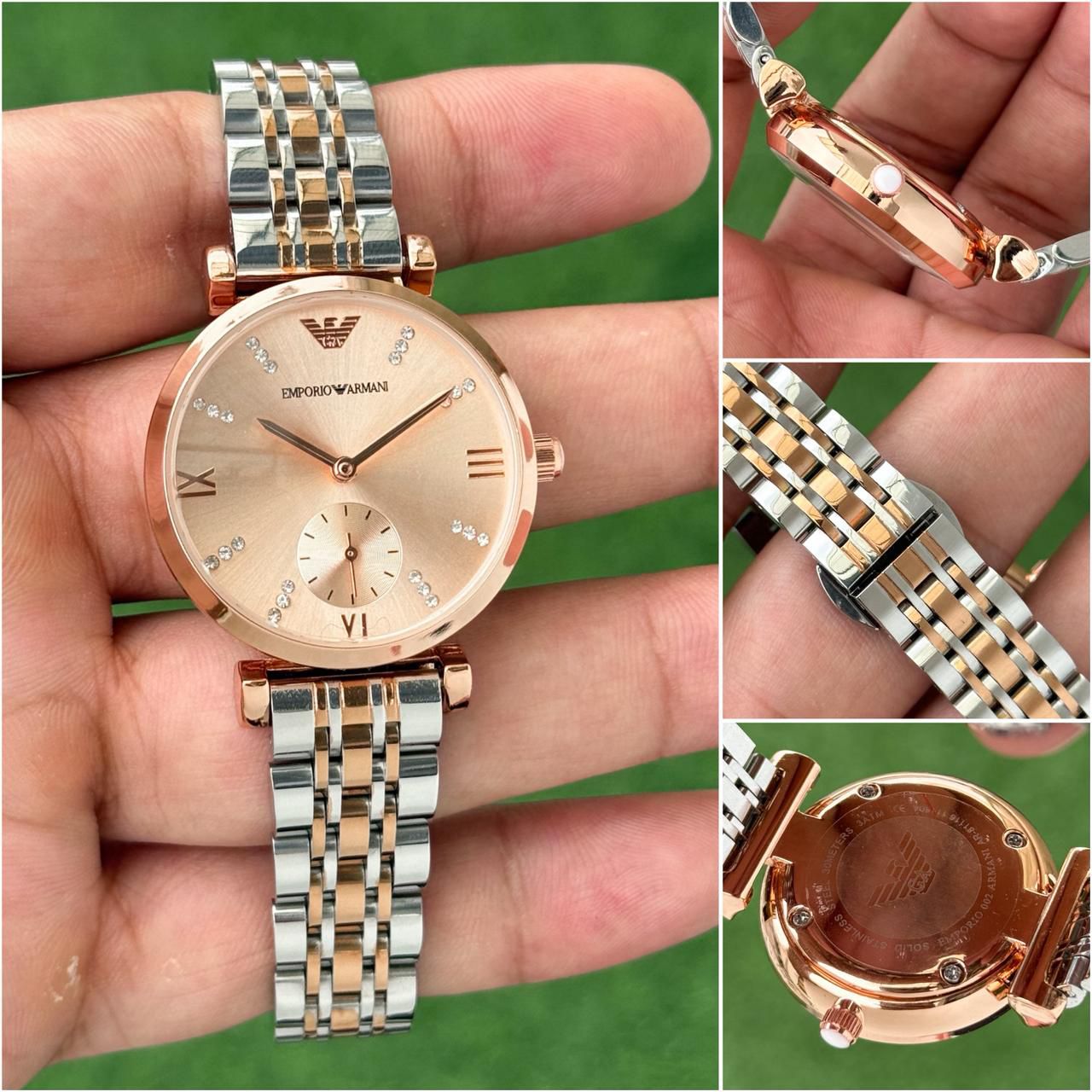 Emporio Armani Rose Gold Two Tone