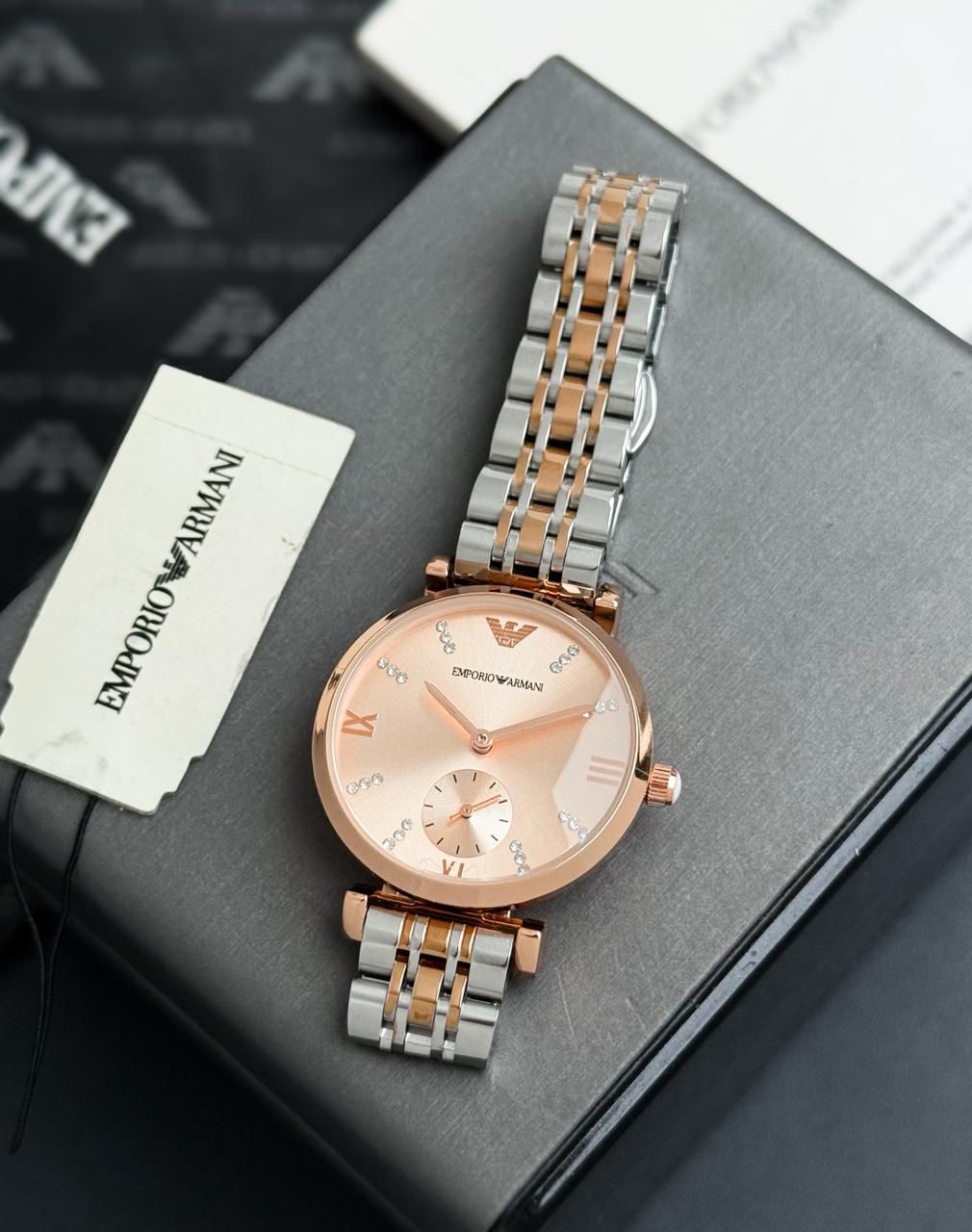 Emporio Armani Rose Gold Two Tone