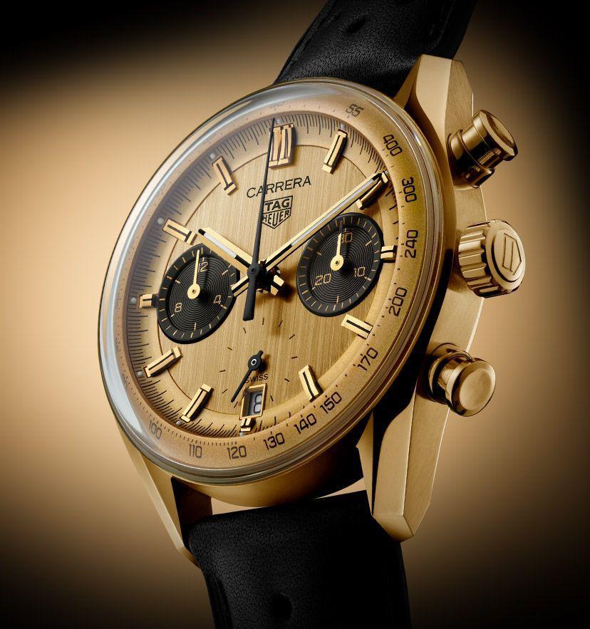 Tag Heuer Carrera Yellow Dial Chronograph