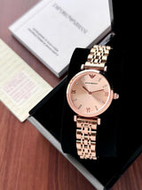 Emporio Armani Slim Rose Gold Analog