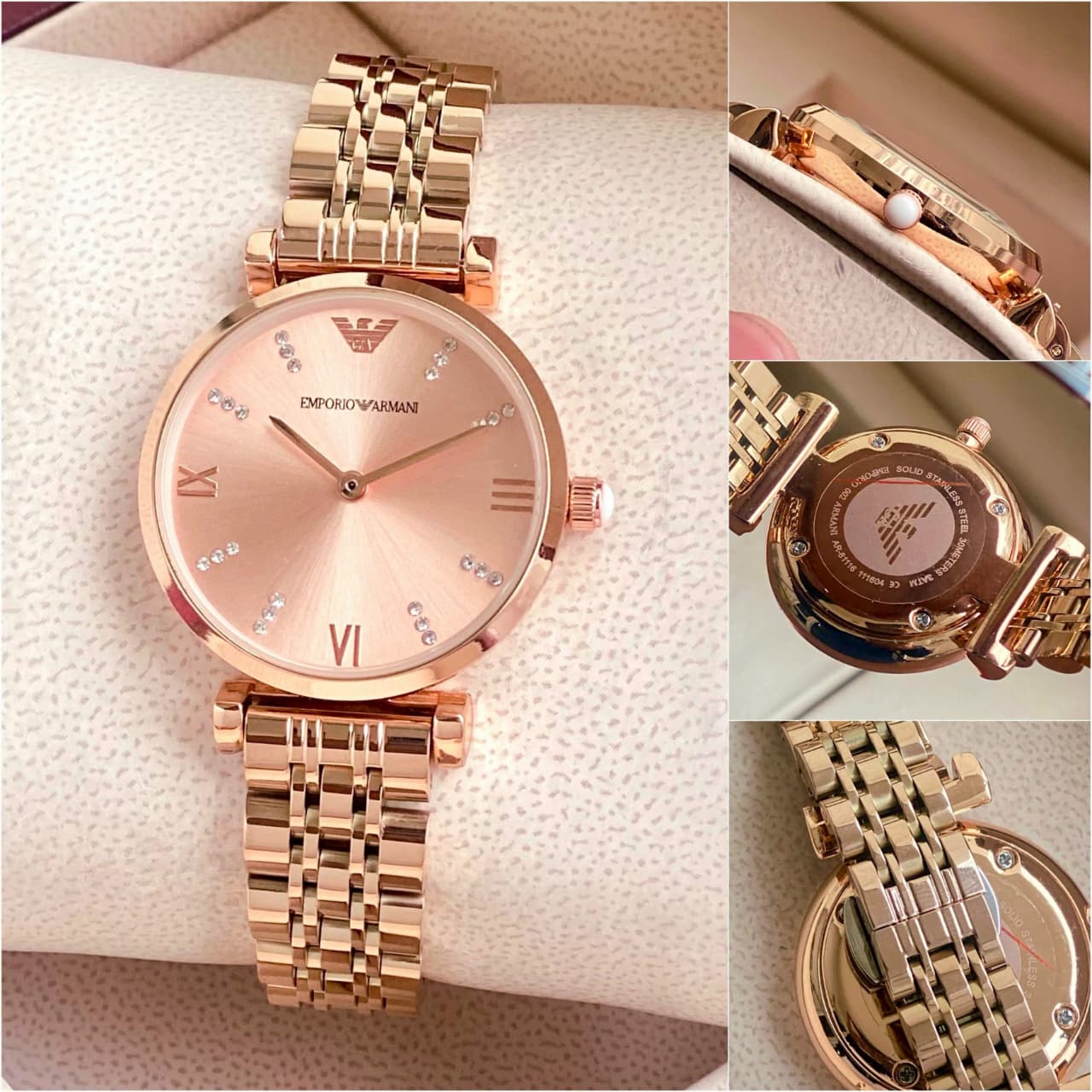 Emporio Armani Slim Rose Gold Analog