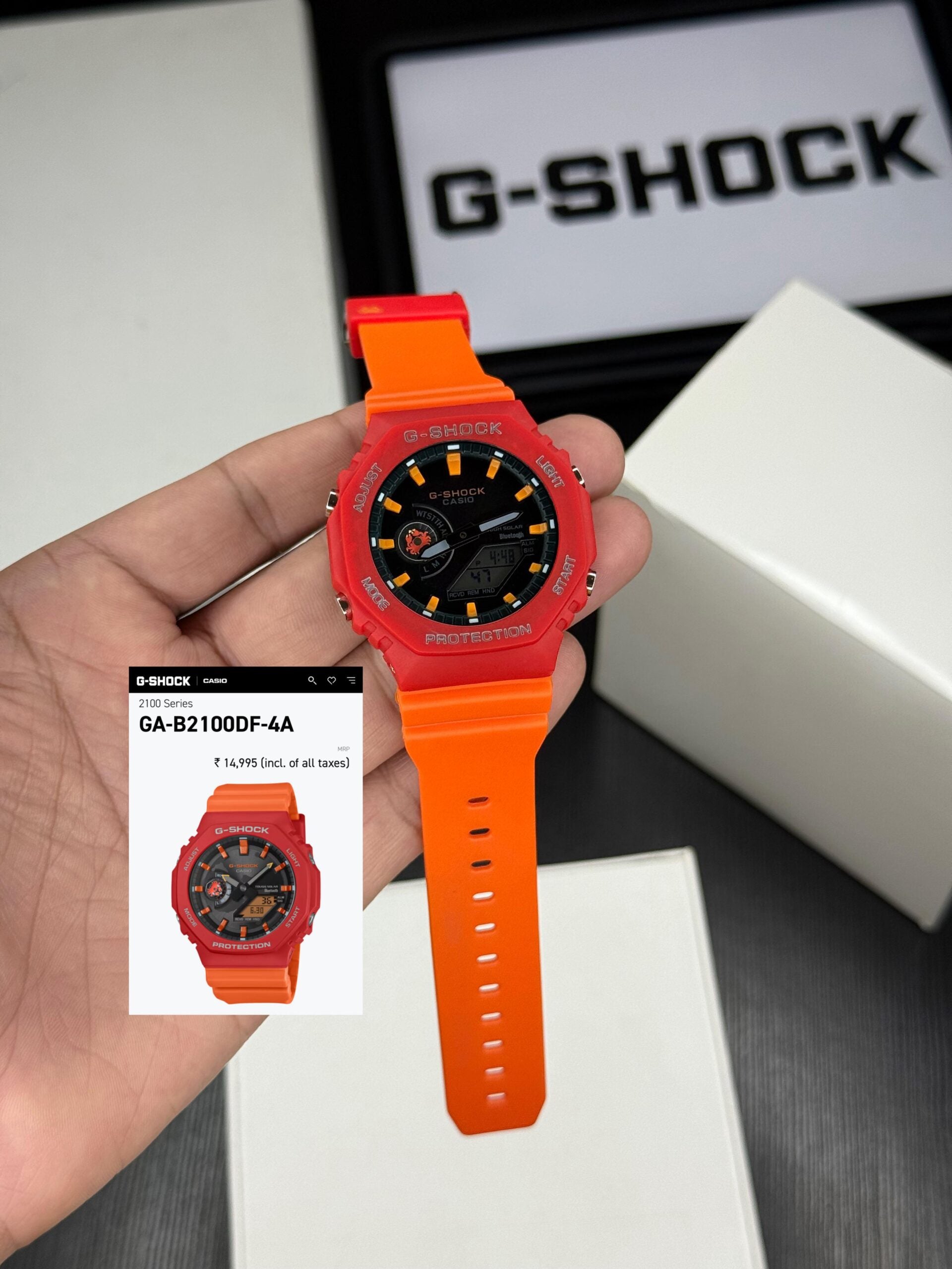 G Shock GA-B2100DF-1A Orange