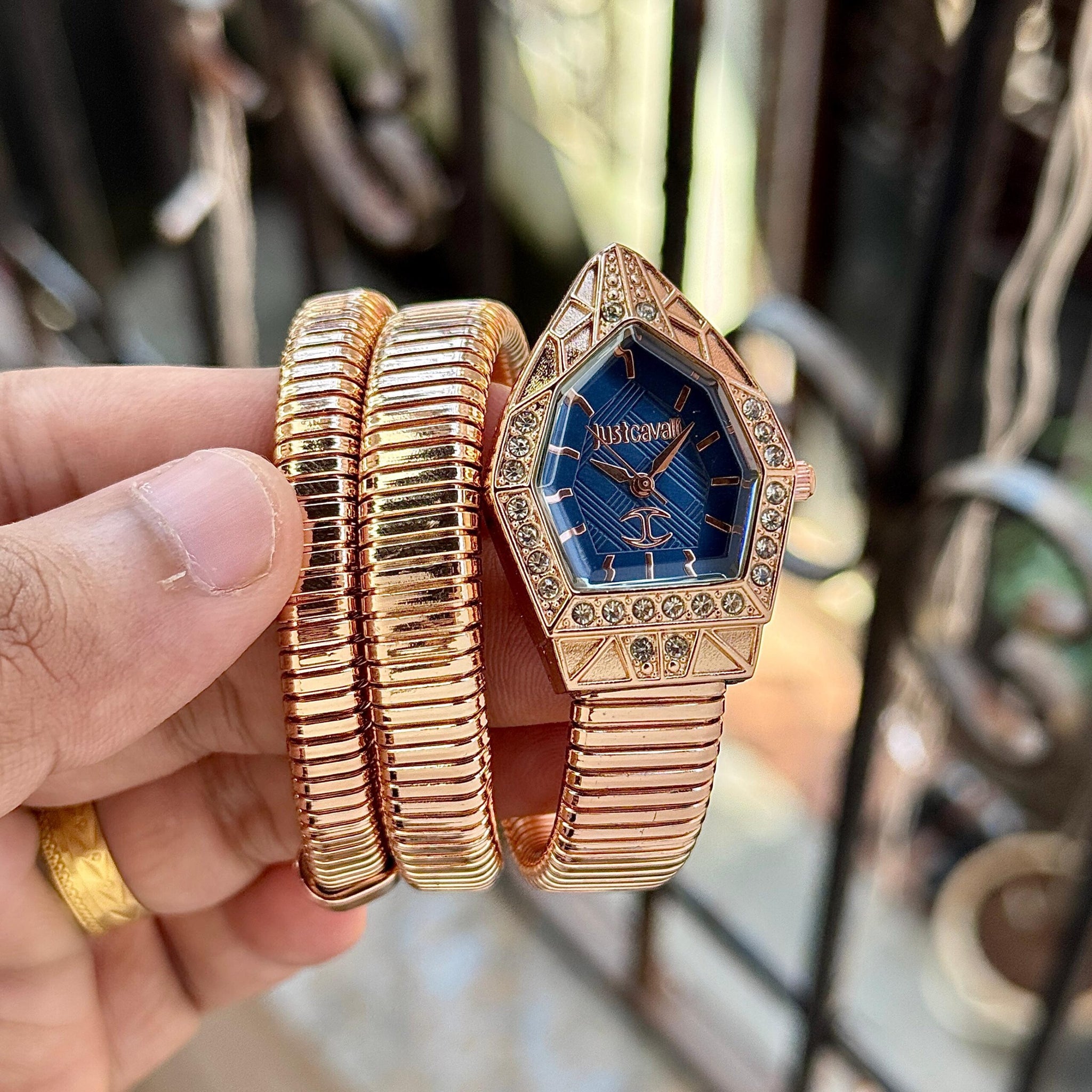 Just Cavalli Royal Blue Dial