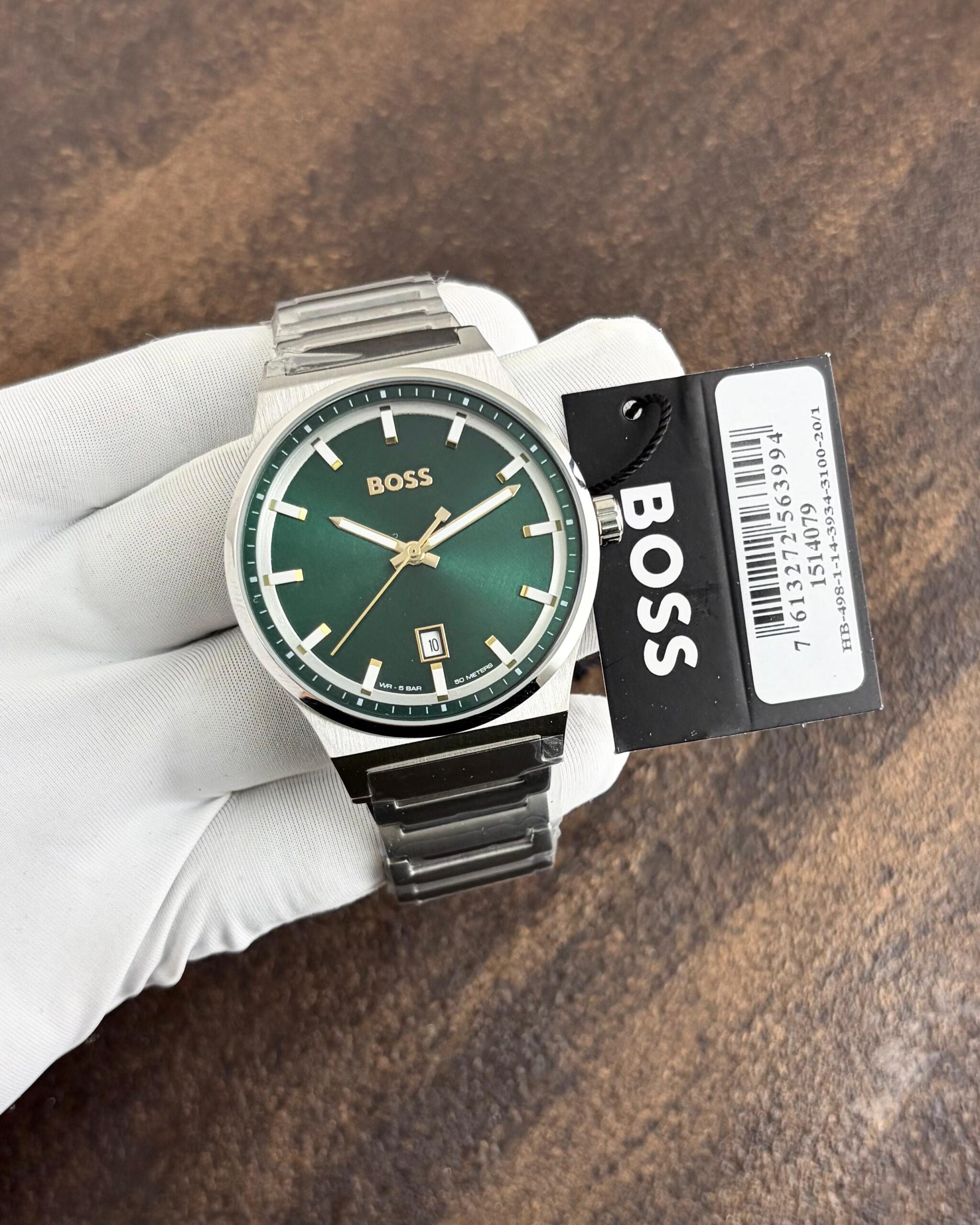 Boss Candor Green Dial