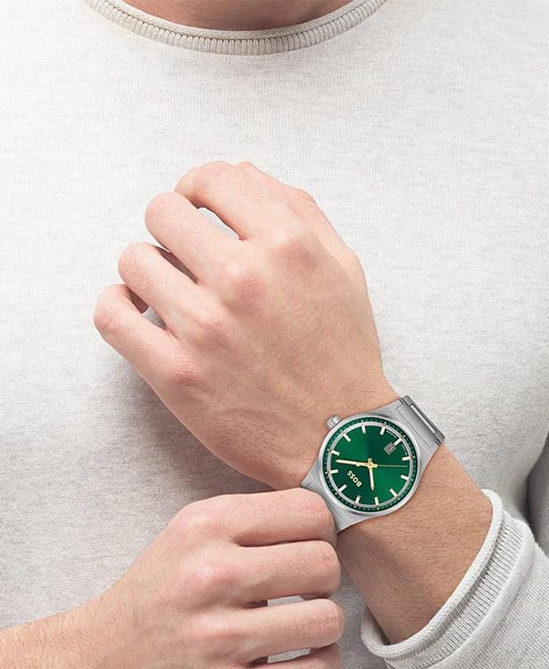 Boss Candor Green Dial