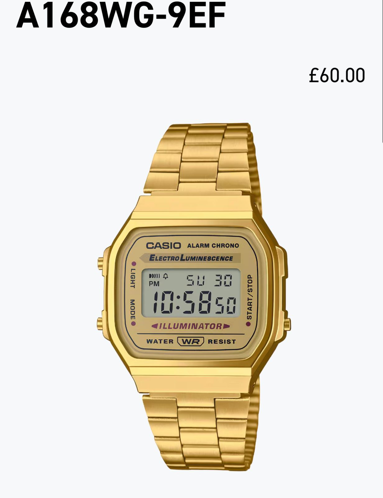Casio Golden Digital Series