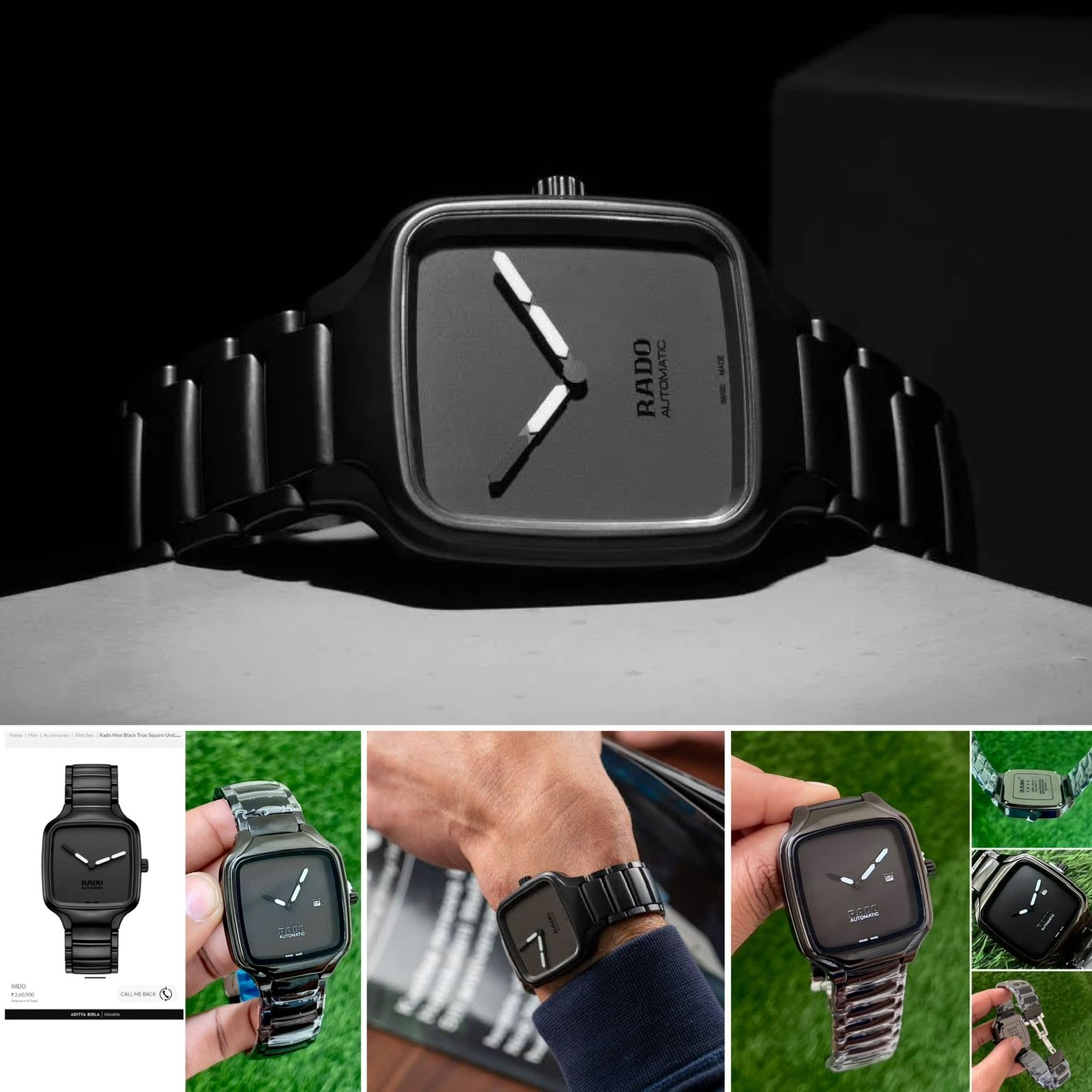 Rado True Square Black Edition