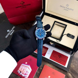 Patek Philippe Perpetual Blue Calendar Chronograph
