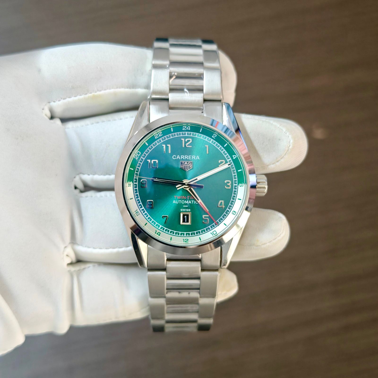 Tag Heuer Carrera Brushed Green Automatic