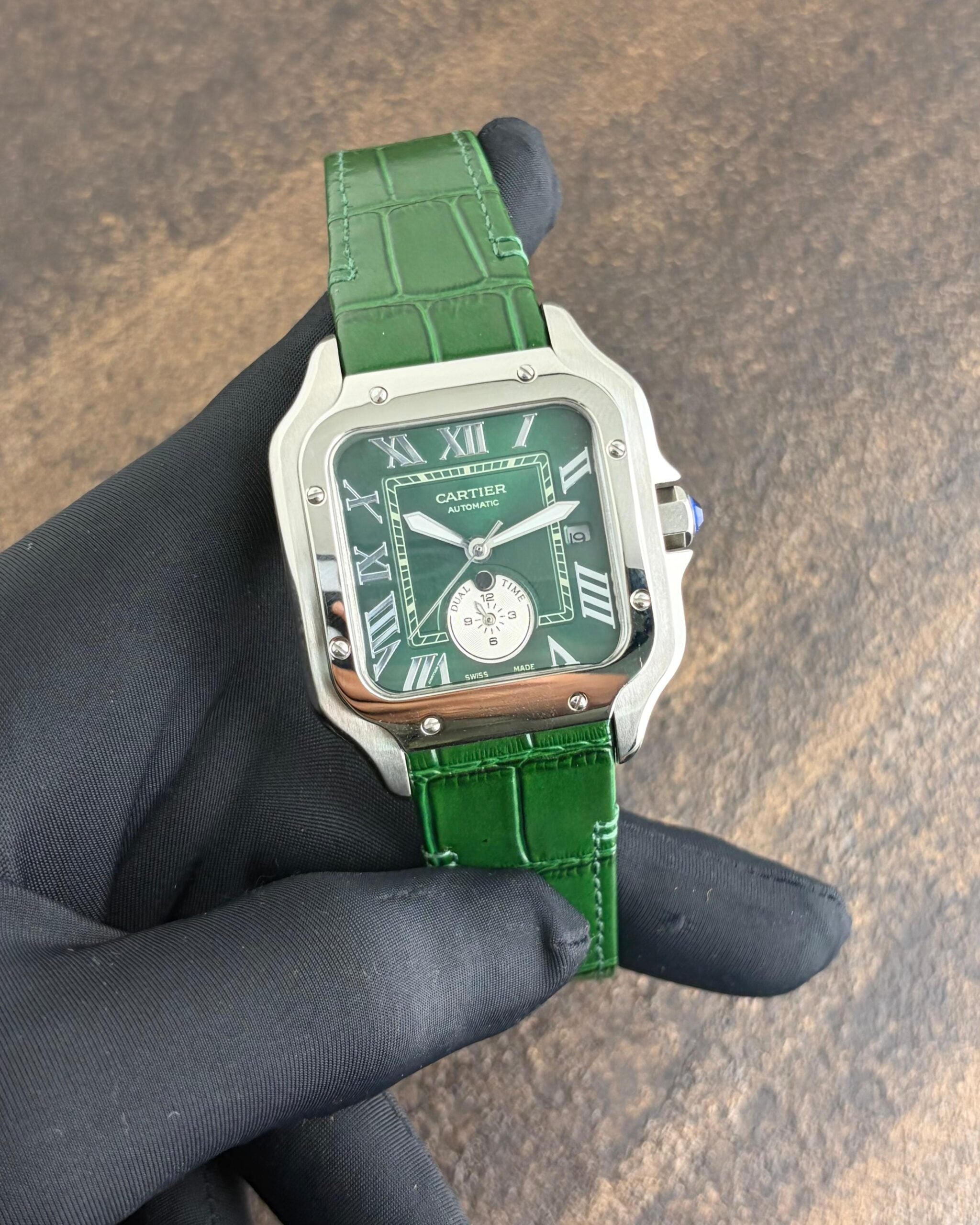 Cartier DSantos Green Dial